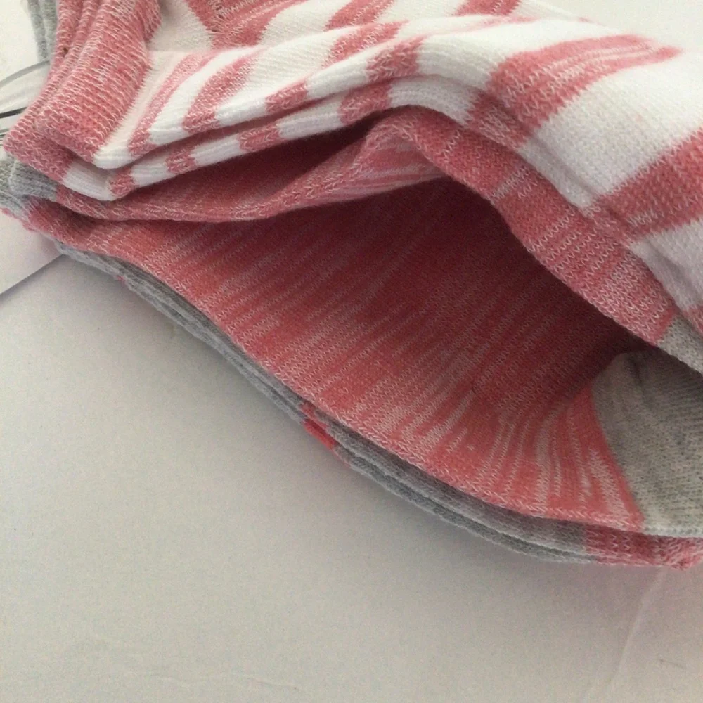 WEST LOOP 3 PAIRS LOW CUT ANKLE SOCKS NWT WATERMELON AND STRIPES